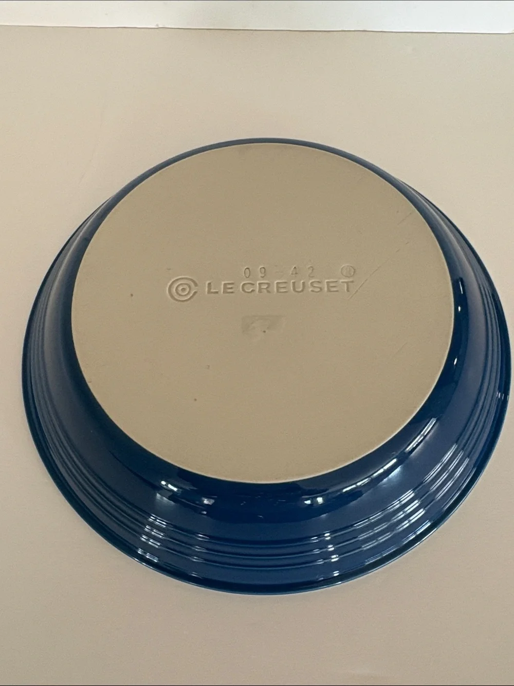 VINTAGE LE CREUSET STONEWARE PIE DISH